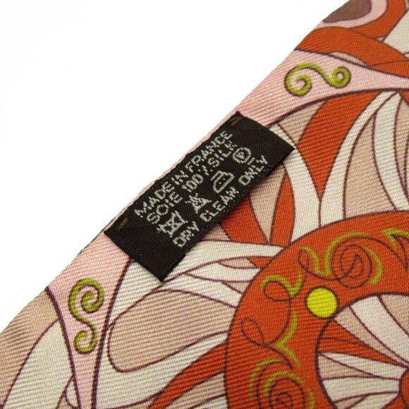 Auth HERMES Twilly　Scarf multicolor silk - Picture 7 of 15